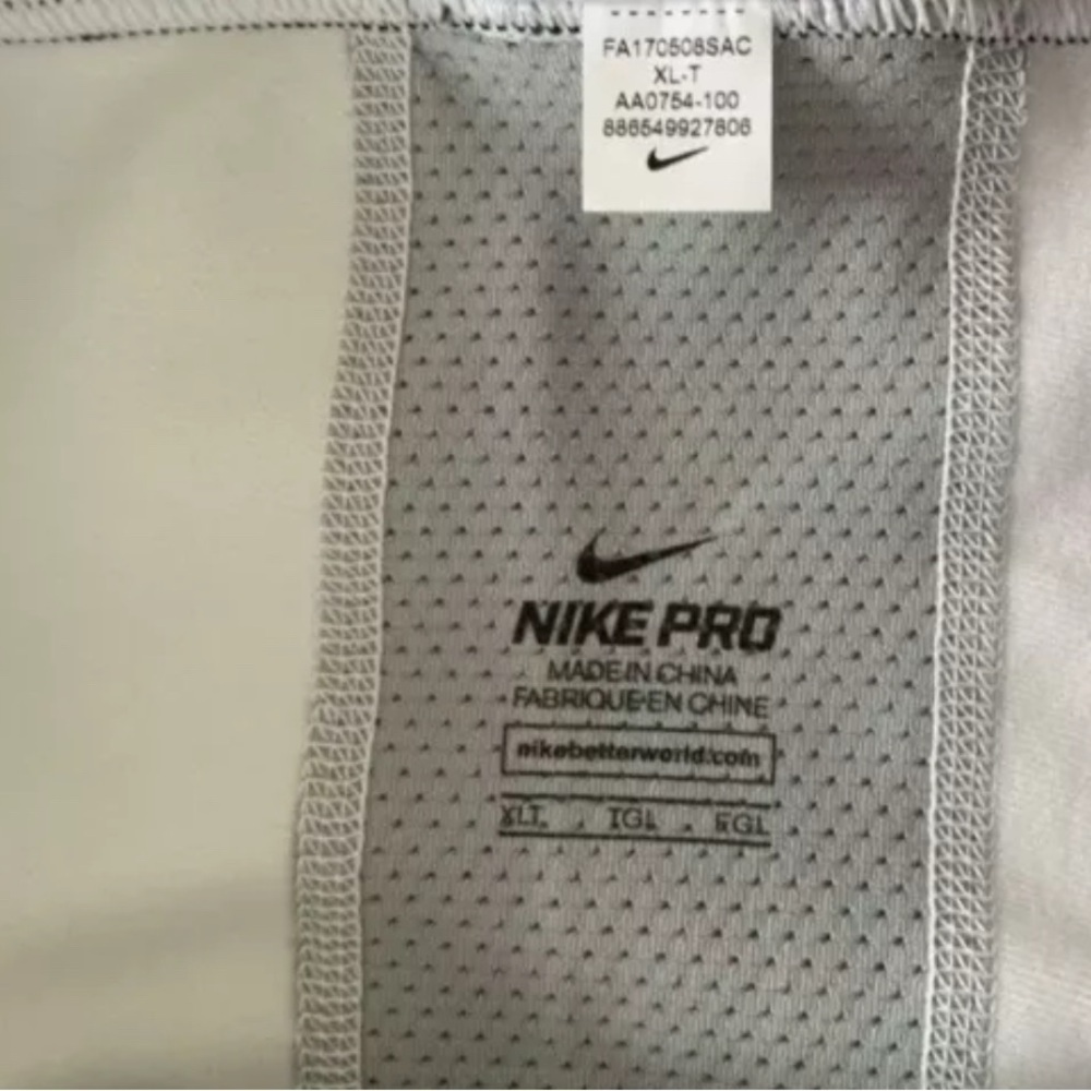 New Nike Pro AA0754-100 Basketball PE Lower Padded Pants NBA Men’s Size XL-T - Picture 4 of 7